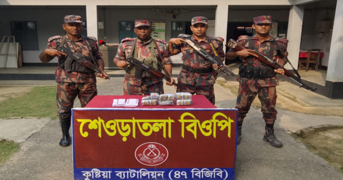 সীমান্তে বিজিবির অভিযান, ভারতীয় ডেক্সামেথাসন ট্যাবলেট ও পাতার বিড়ি জব্দ