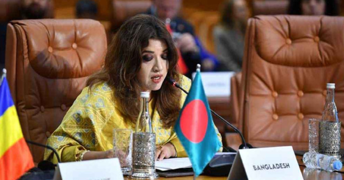 শান্তিরক্ষা মানবতার প্রতি বাংলাদেশের নৈতিক অঙ্গীকার: শামা ওবায়েদ